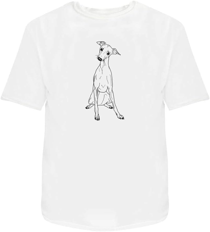 Azeeda 'Italian Greyhound' Unisex Cotton T-Shirt (TA029037) - White