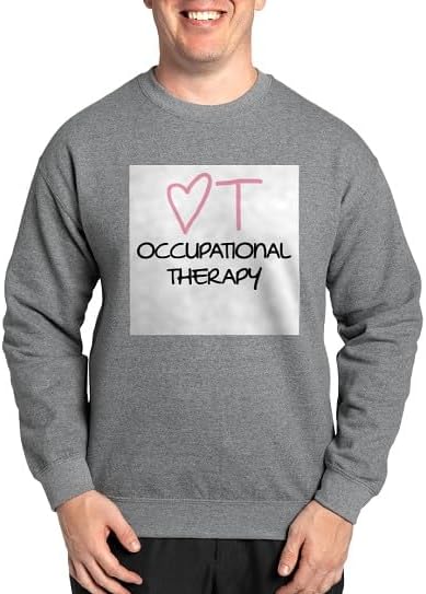 CafePress Occupational Therapy Sweatshirt Classic Crew Neck Light Sweatshirt - Graphite Gray