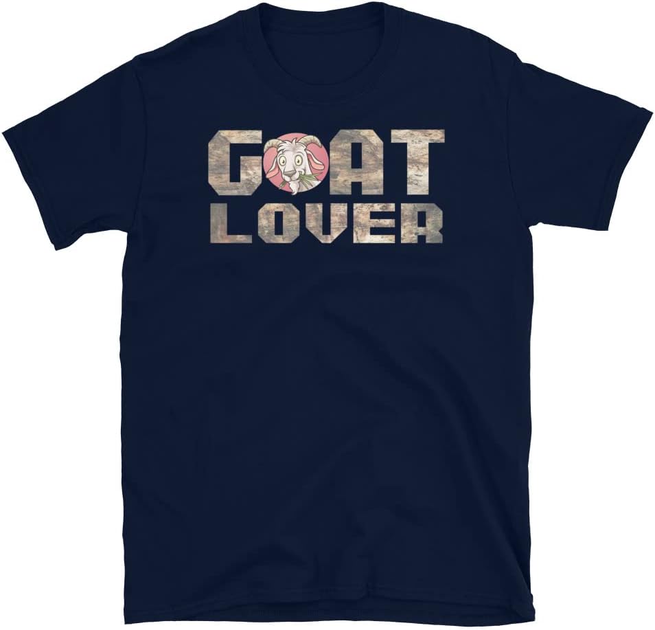 Goat Lover Funny Goat Classic Fit T-Shirt - Navy