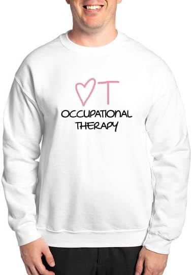 CafePress Occupational Therapy Sweatshirt Classic Crew Neck Light Sweatshirt - White