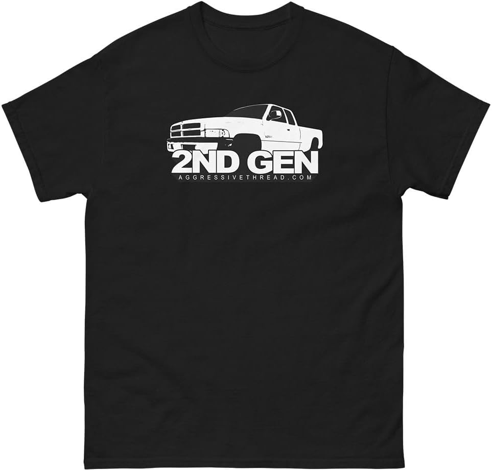Aggressive Thread 2nd Gen Truck T-Shirt Mens Tee Shirt - Black