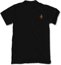 Riot Society Men's Short Sleeve Graphic and Embroidered Fashion T-Shirt - Riot Bear Embroidered (Black)