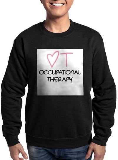 CafePress Occupational Therapy Sweatshirt Classic Crew Neck Light Sweatshirt - Black