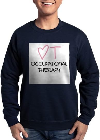 CafePress Occupational Therapy Sweatshirt Classic Crew Neck Light Sweatshirt - Navy