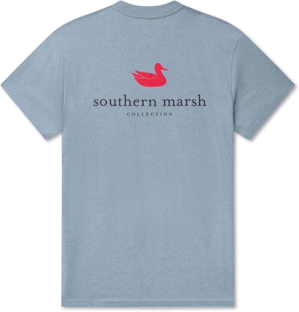 Southern Marsh Men's Authentic T-Shirt - Washed Sky Blue