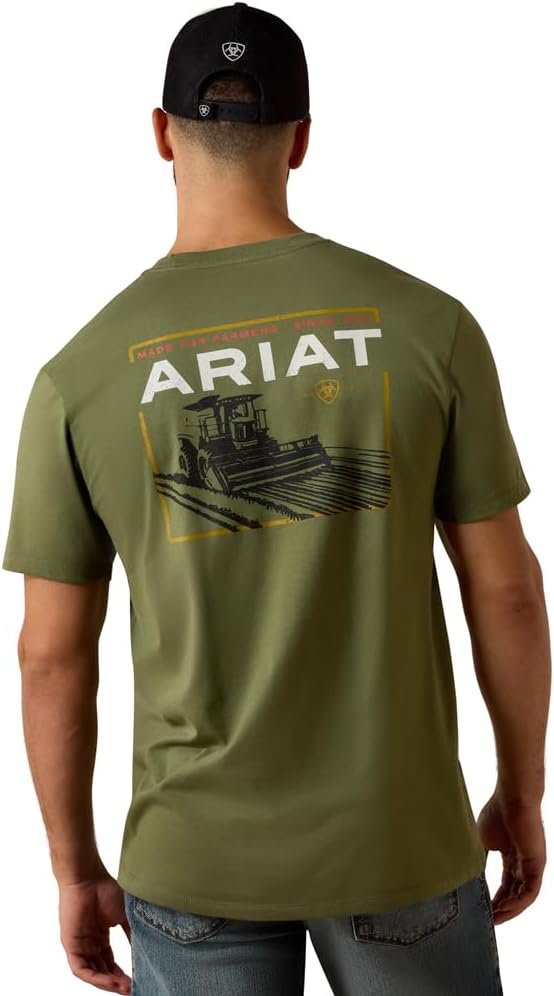 ARIAT Men's Made for Farmer Classic Fit T-Shirt - Four Leaf Clover