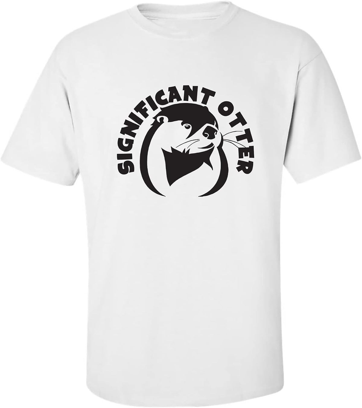 zerogravitee Significant Otter Adult Short Sleeve T-Shirt - White