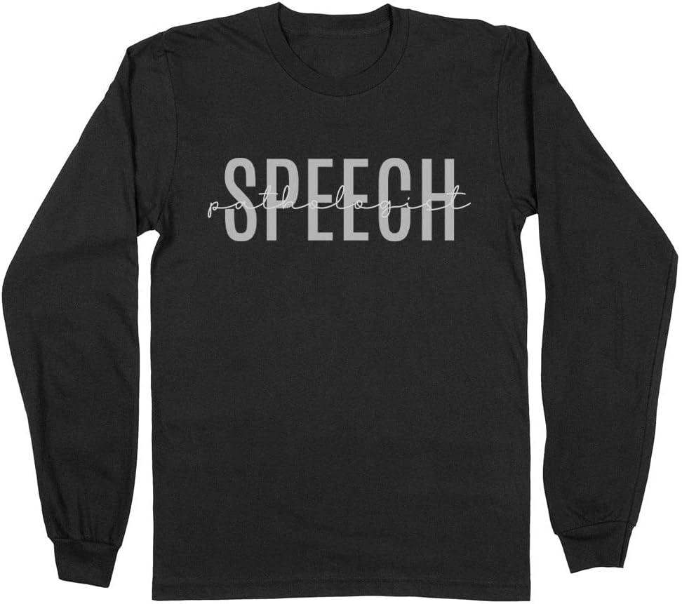 Speech Pathologist Long Sleeve Shirt Unisex - Black