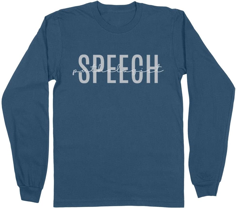 Speech Pathologist Long Sleeve Shirt Unisex - Indigo Blue