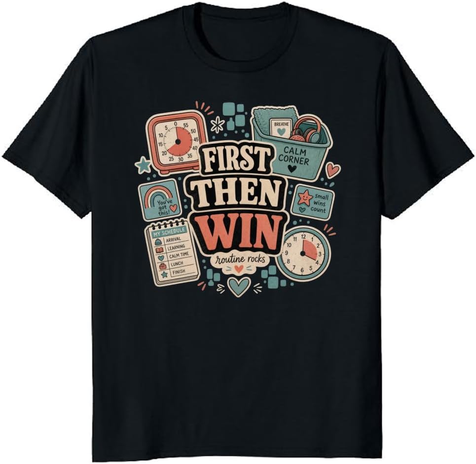 Special Education Teacher T-Shirt Celebrate Every Win Doodle Tee - S4