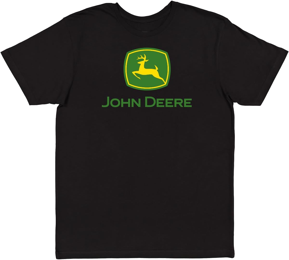 John Deere Men's Trademark Logo Core Short Sleeve Tee - Black