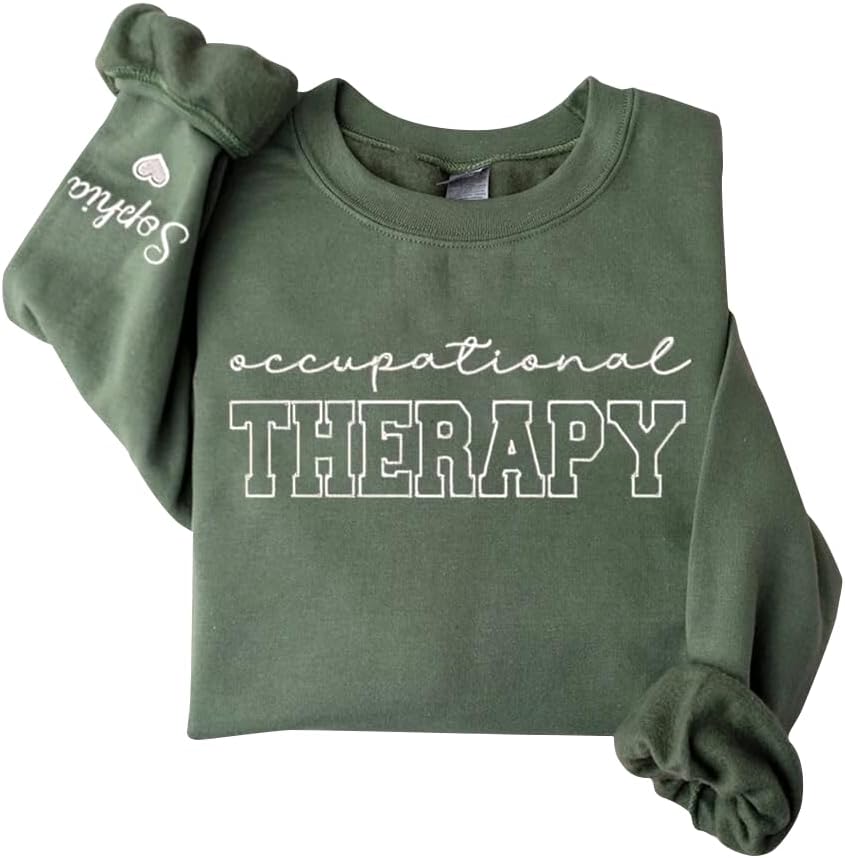 Personalized Embroidered Nurse Sweatshirt, Women Nurse Gift, Embroidered Sweatshirt for Nurse, Nurse Gifts - Design 2