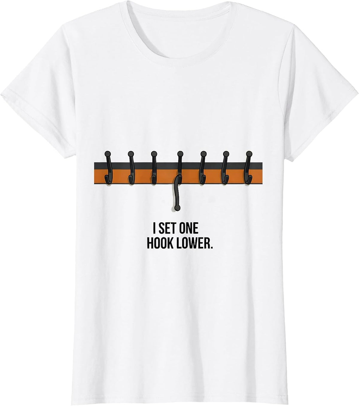 I Set One Hook Lower Funny Special Education Teacher Sped T-Shirt - White