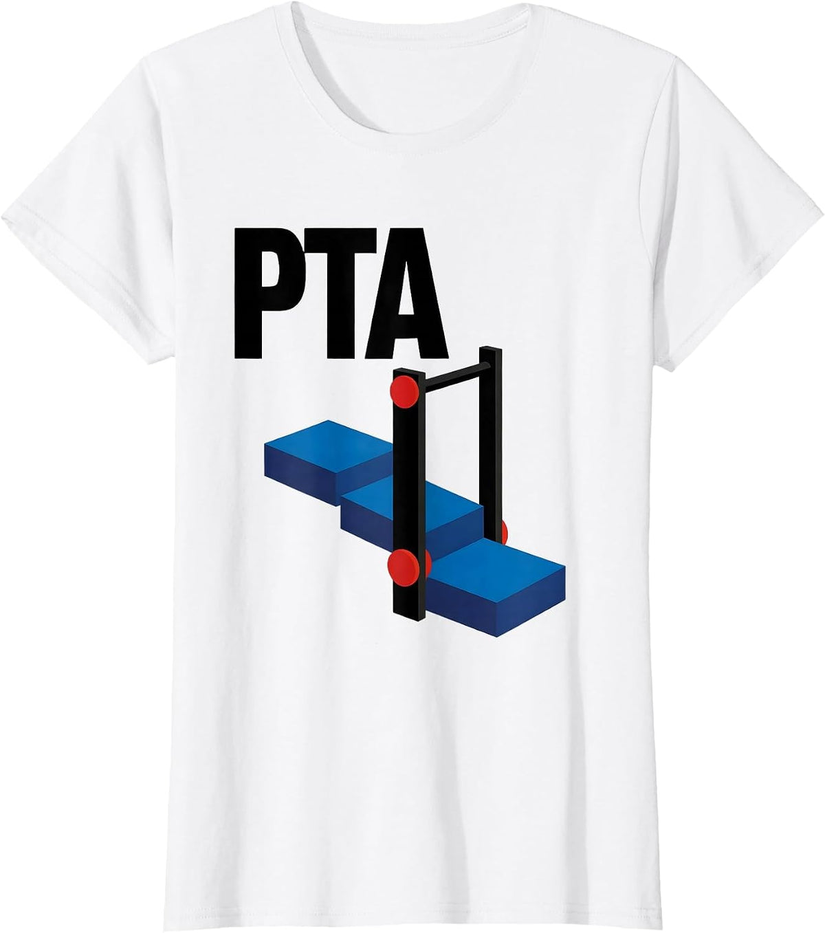 Women's PTA Bauhaus Modernist Occupational Therapy Physical Therapy T-Shirt - White
