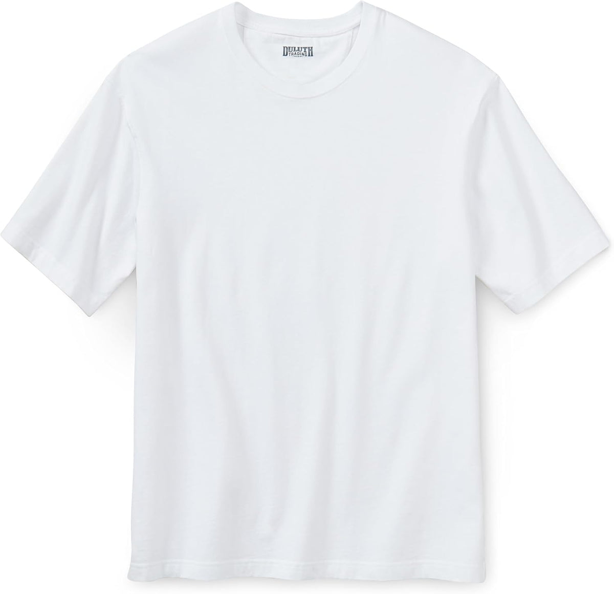 Duluth Trading Co Men's Longtail T Relaxed Fit Short Sleeve T-Shirt - White