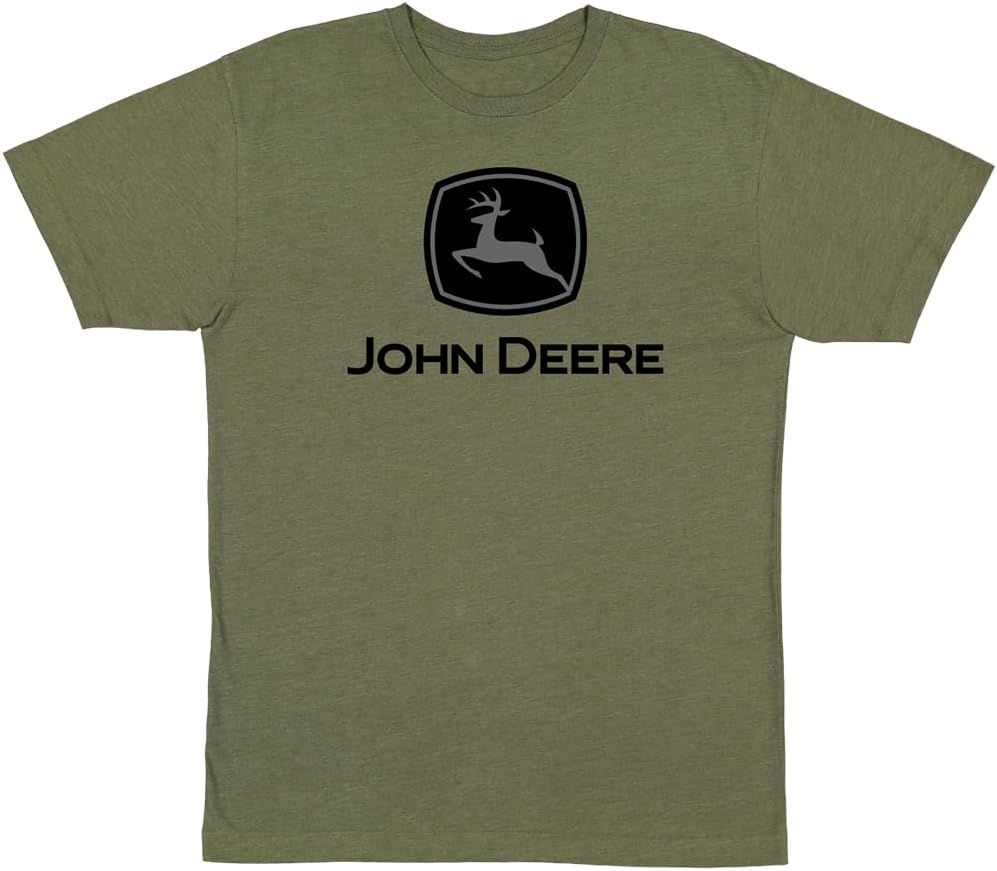 John Deere Men's Trademark Logo Core Short Sleeve Tee - Olive