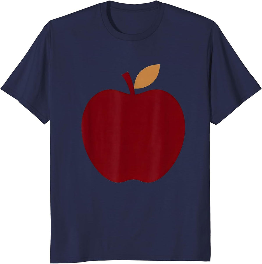First Day of 1st Grade Red Apple Desk Design T-Shirt - Navy Blue