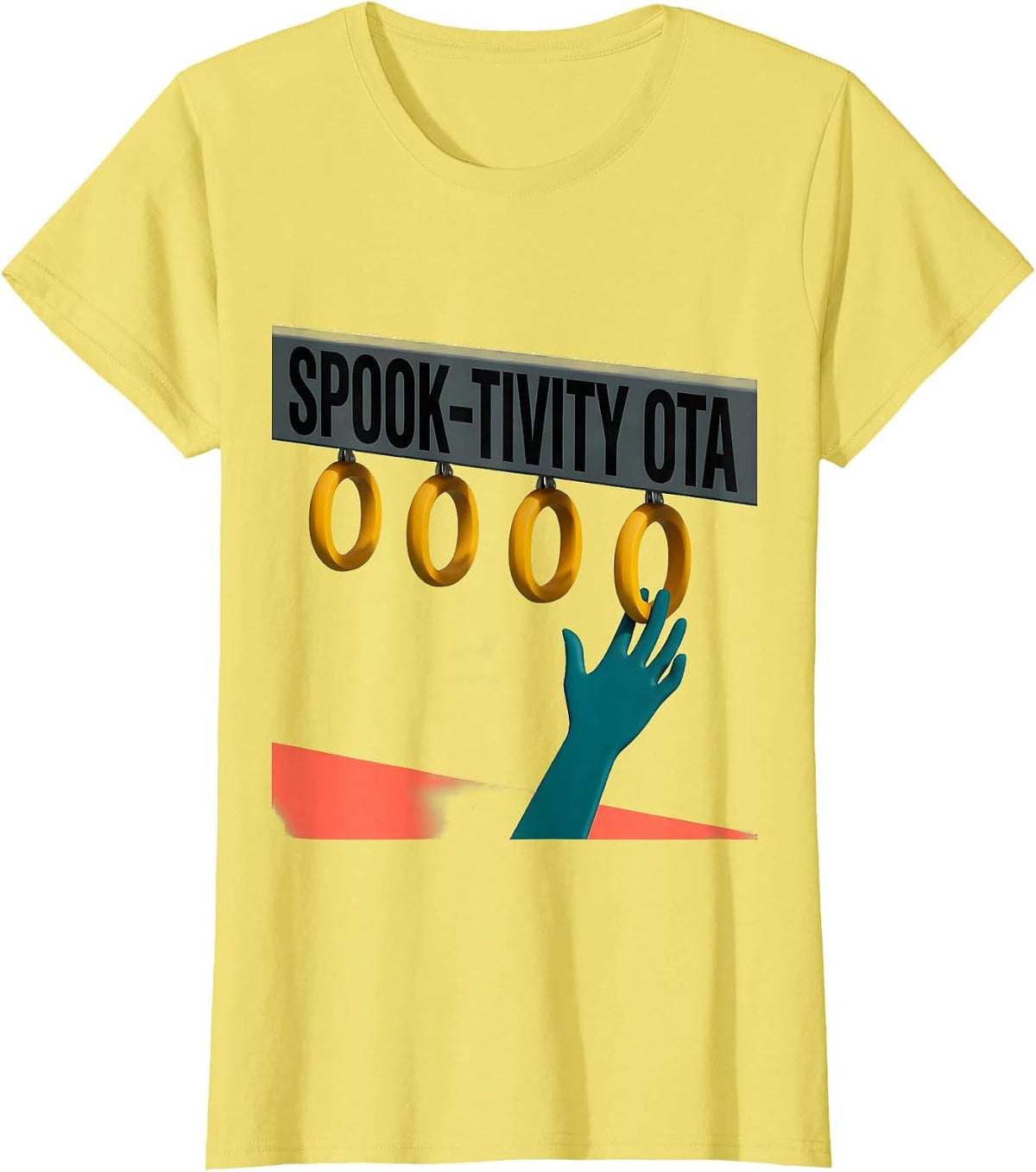 Women's Spook-tivity OTA Midcentury Modern Physical Therapy T-Shirt - Lemon Yellow