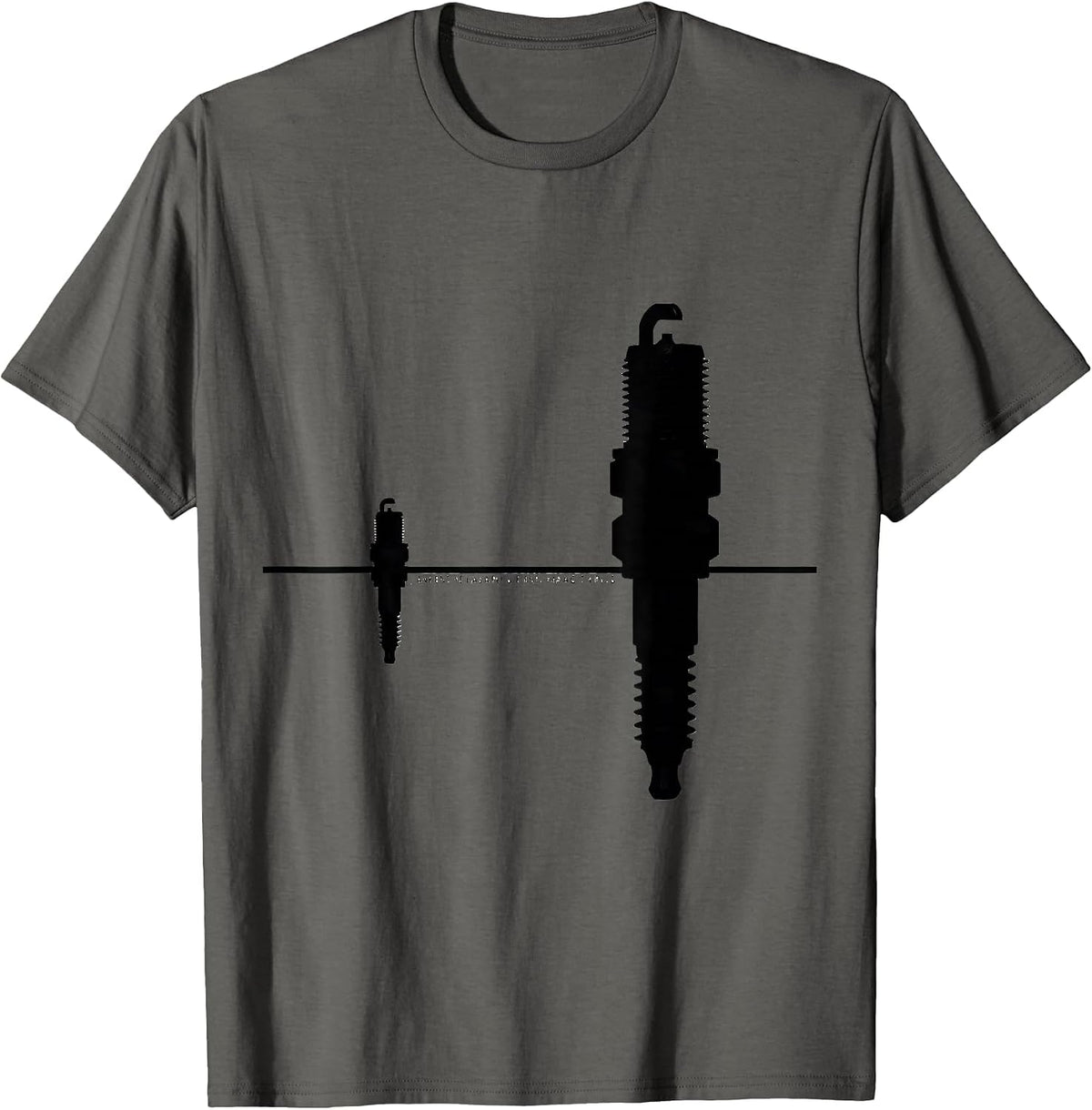 Any Engine Has A Plug Diesel Has A Glow Plug Mechanic T-Shirt - Asphalt Grey