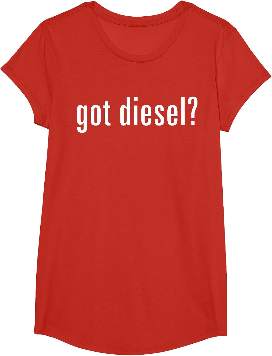 Got Diesel T-Shirt - Funny Car Slogan Tee T-Shirt - Girls Red