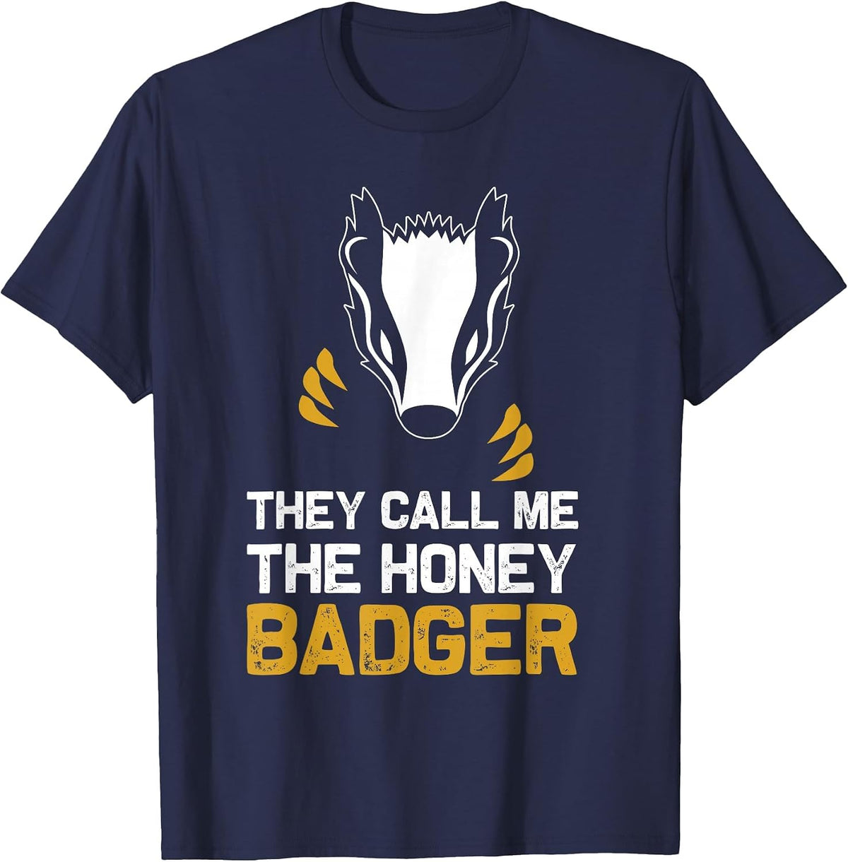 Honey Badger T-Shirt - Navy Blue