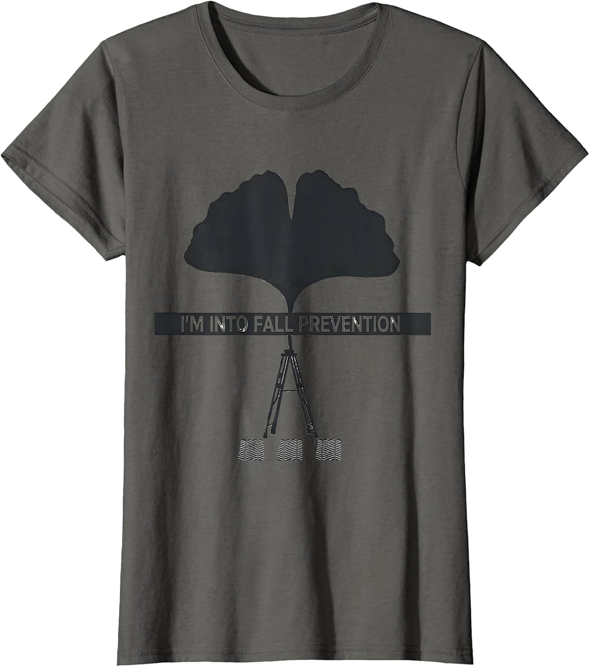 Women's I’m Into Fall Prevention Funny Nurse Physical Therapy PT OT T-Shirt - Asphalt Grey