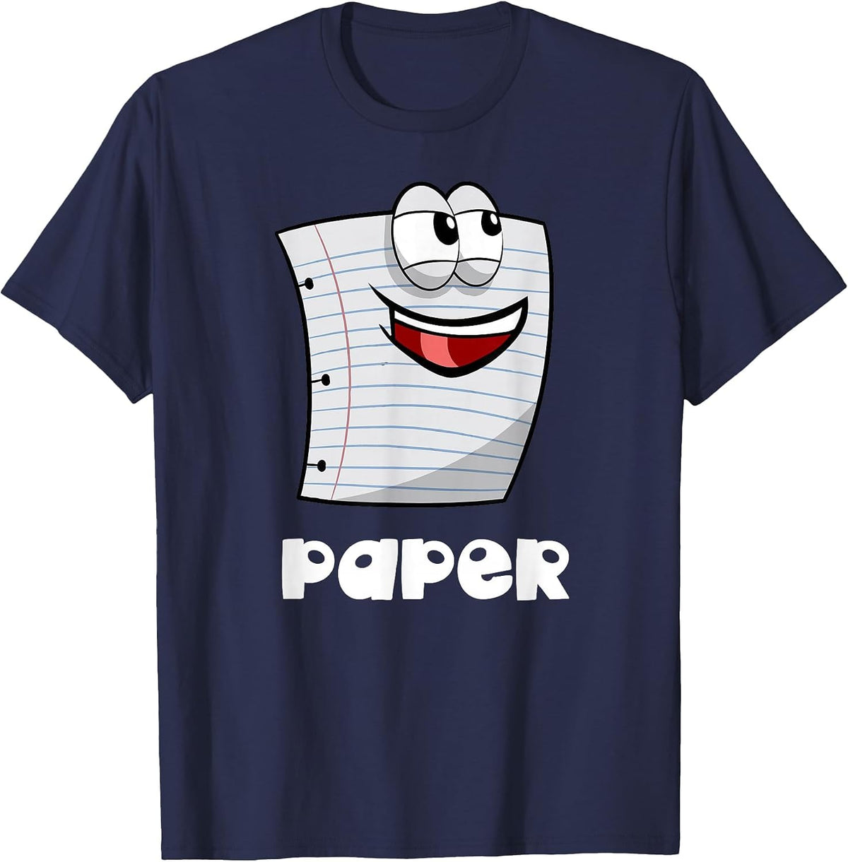 Rock Paper Scissors Shirt Group Halloween Costume T-Shirt T-Shirt - Navy Blue