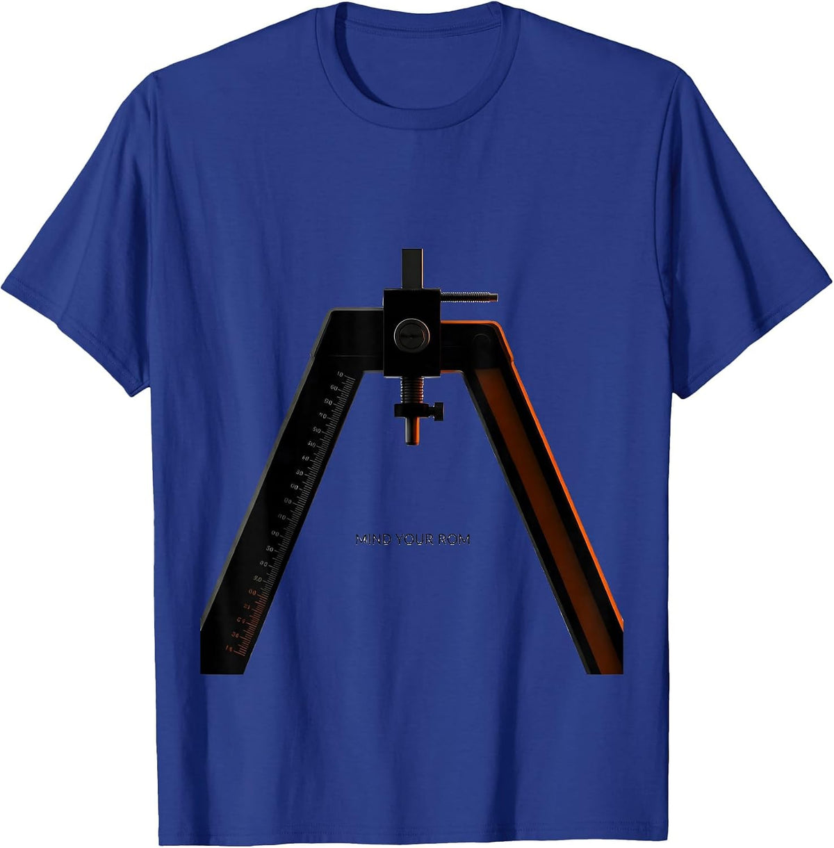 Mind Your ROM Funny Physical Therapist OT Massage Therapy T-Shirt - Royal Blue