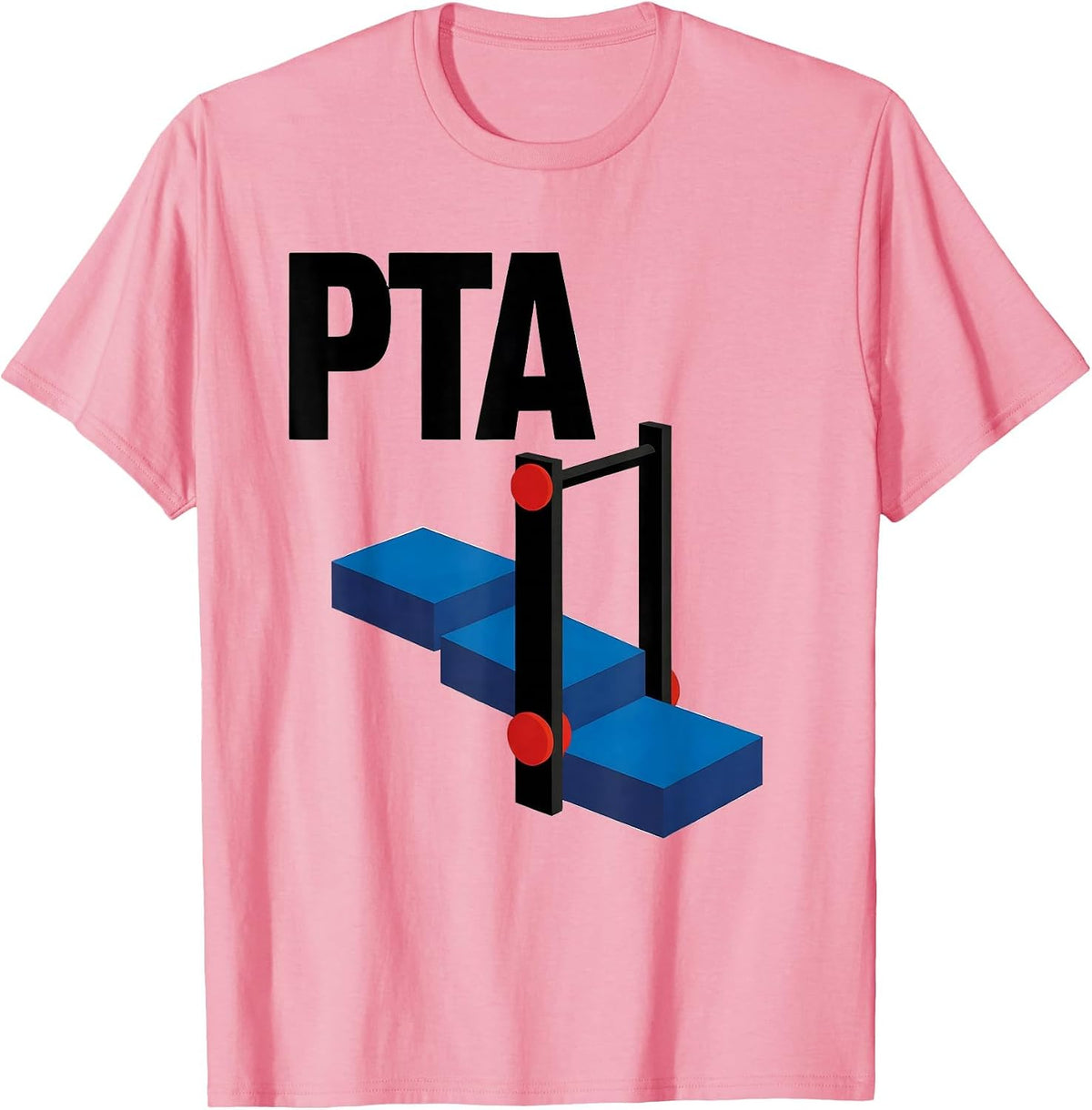 Men's PTA Bauhaus Modernist Occupational Therapy Physical Therapy T-Shirt - Pink