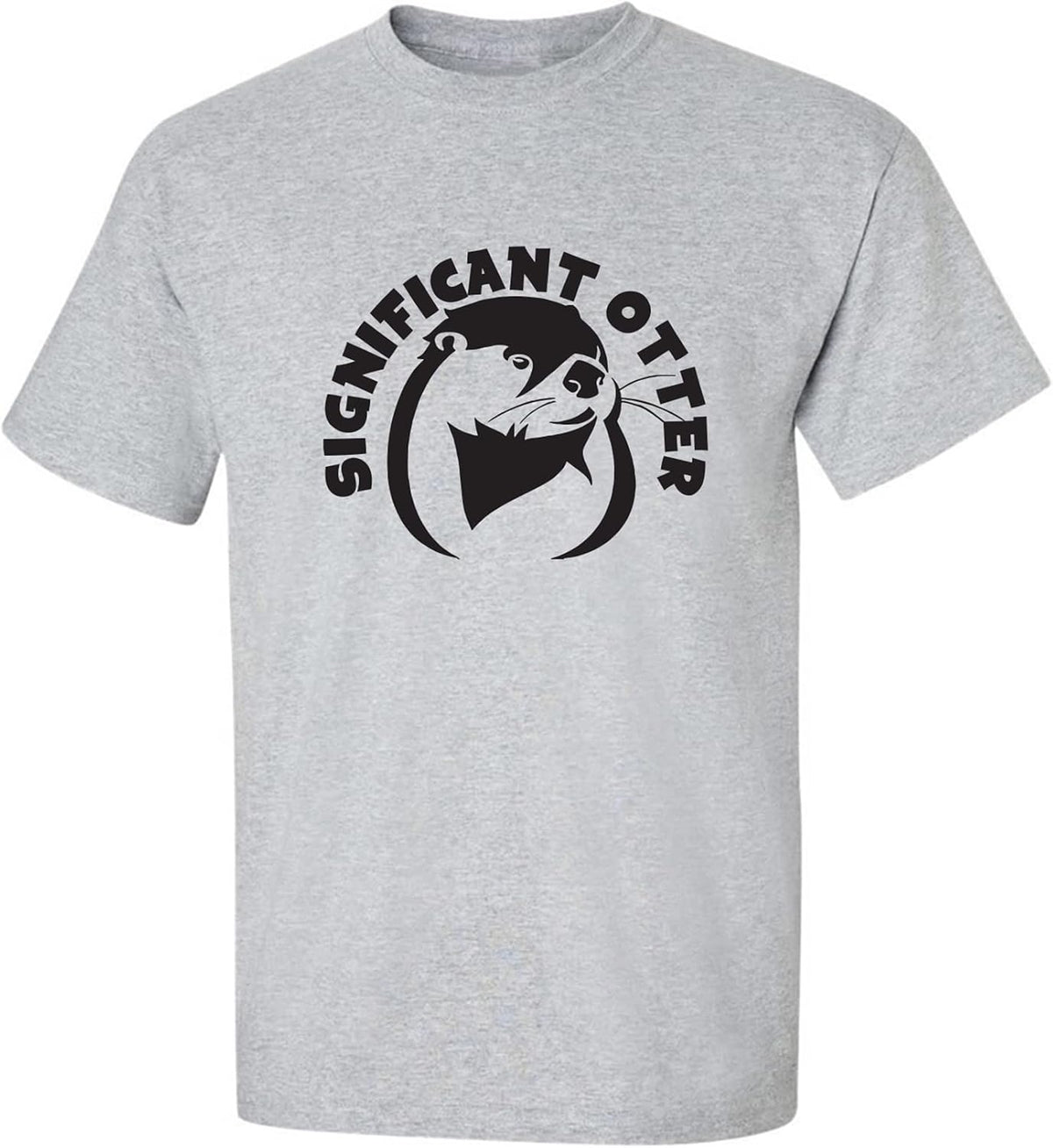 zerogravitee Significant Otter Adult Short Sleeve T-Shirt - Sport Grey