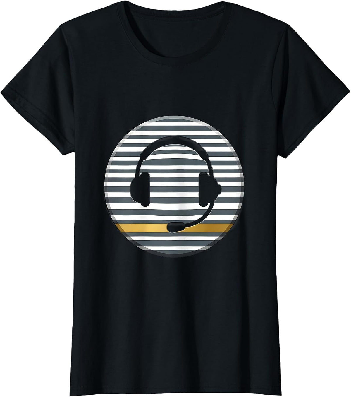 Sealed Thin Gold Line Tribute 911 Dispatcher T-Shirt - Black