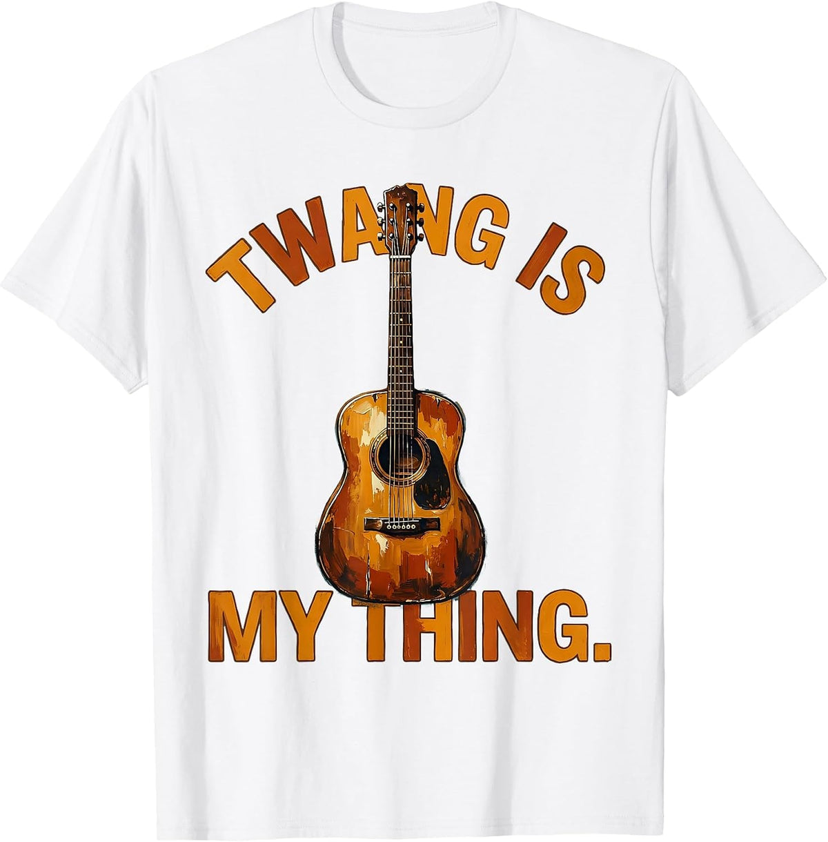 Twang Is My Thing Country Music Design T-Shirt - White