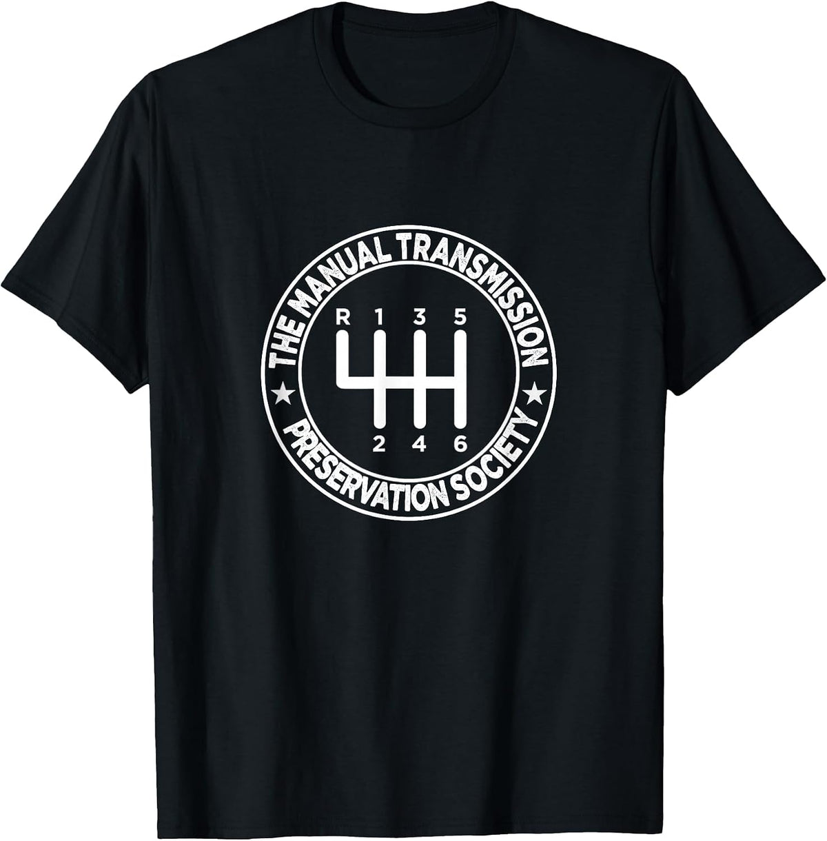 The Manual Transmission Preservation Society T-Shirt - Black