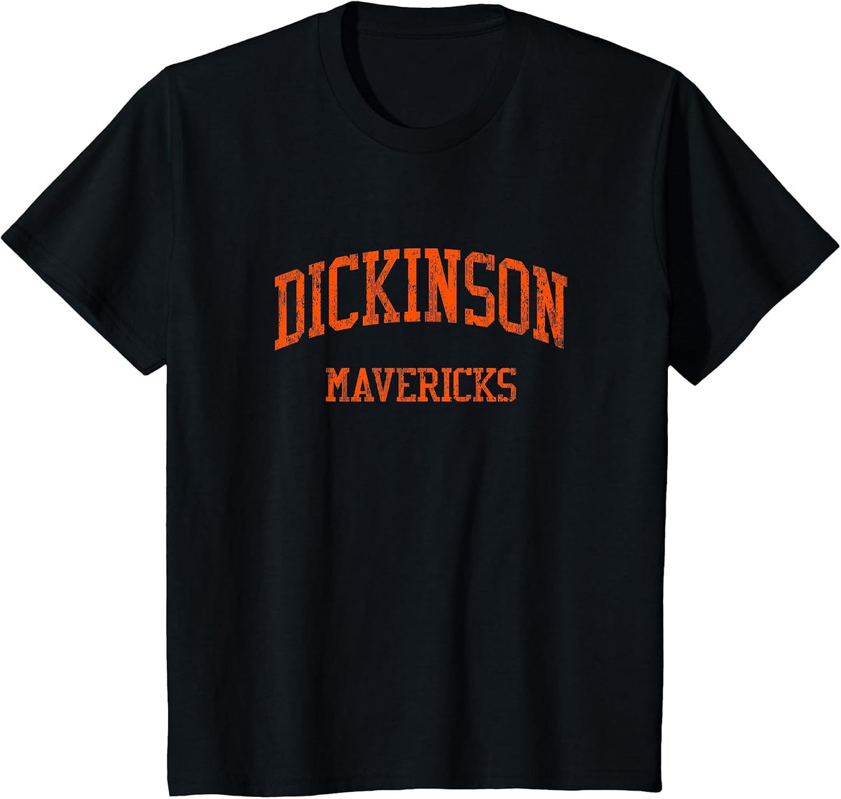 Dickinson High School HS Dickinson ND Vintage Sports T-Shirt - Black