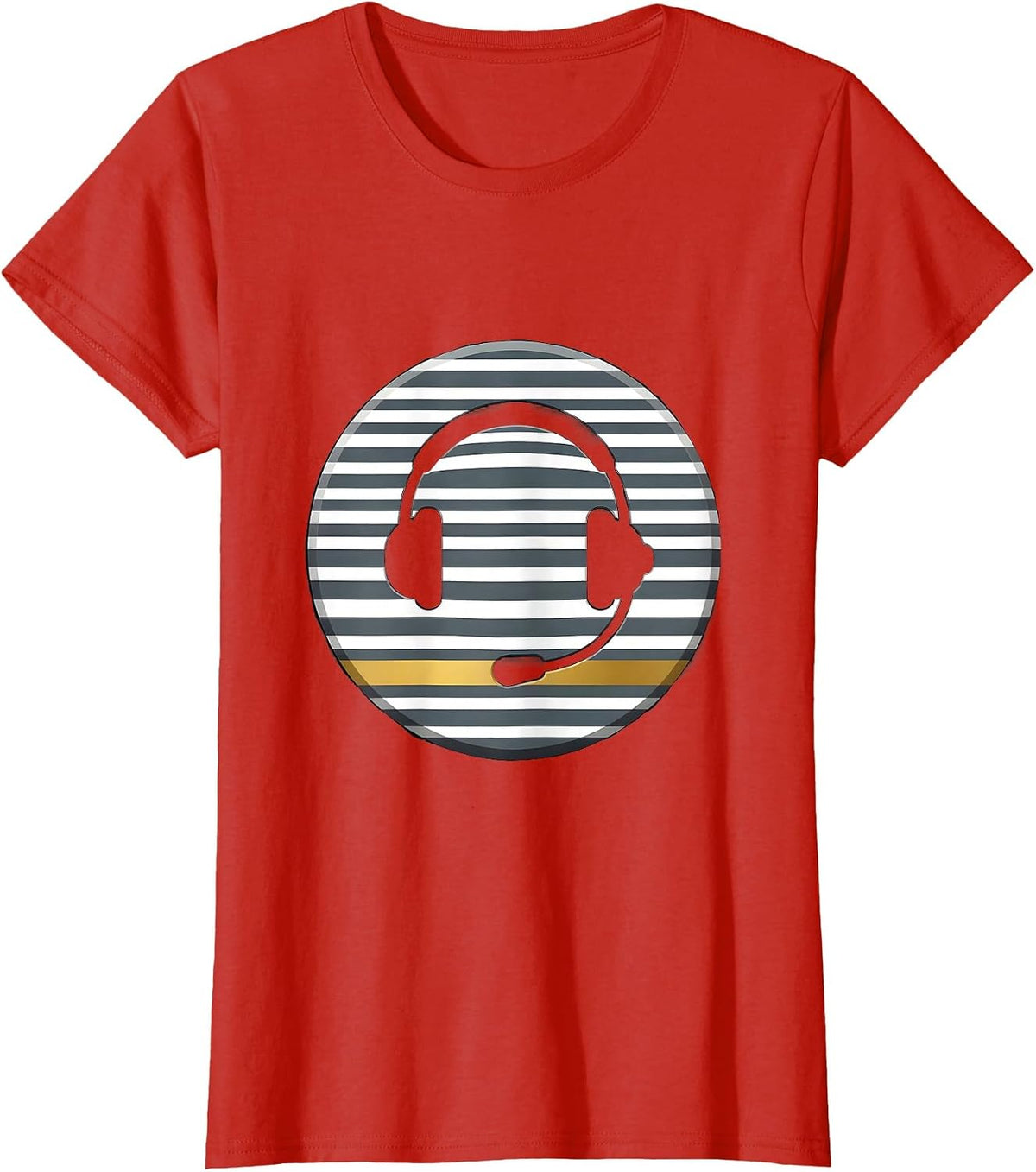 Sealed Thin Gold Line Tribute 911 Dispatcher T-Shirt - Red