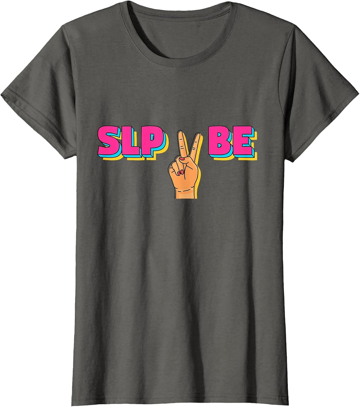 SLP to Be, Student Future Speech Therapy Pathologist T-Shirt - Asphalt Grey