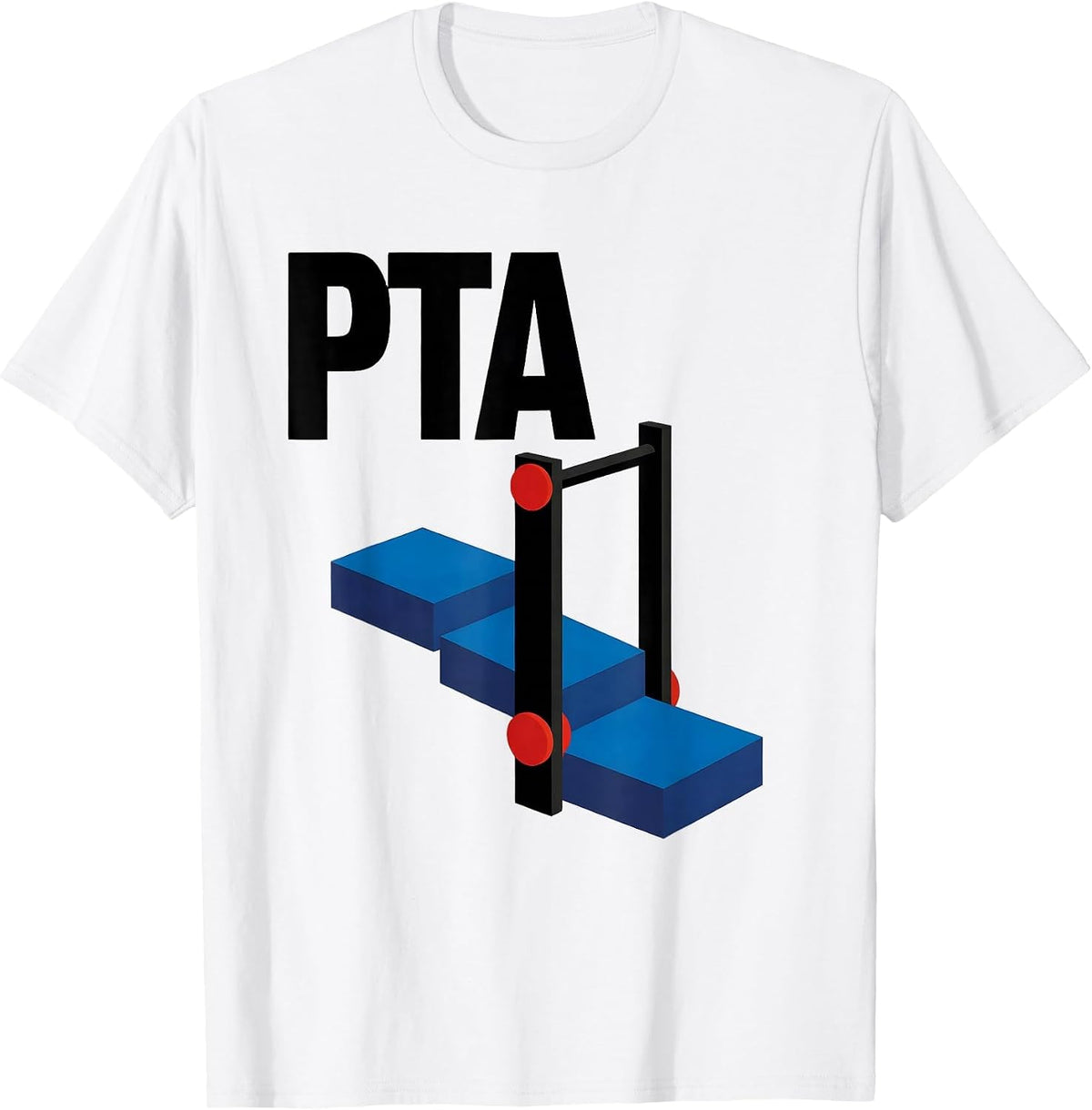 Men's PTA Bauhaus Modernist Occupational Therapy Physical Therapy T-Shirt - White
