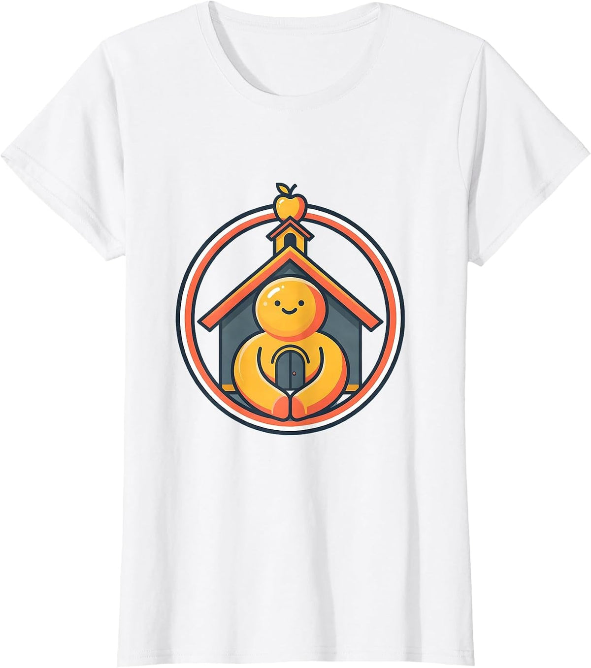 Third Grade Teacher School Number Eight Design T-Shirt - White
