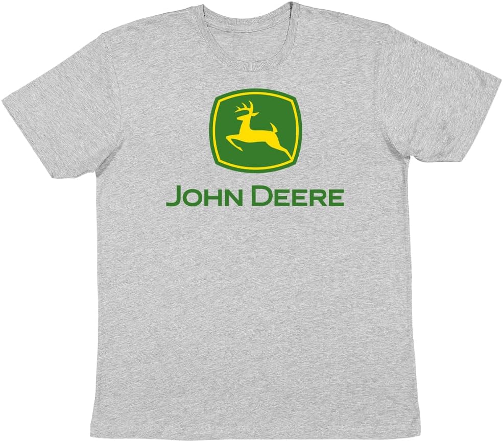 John Deere Men's Trademark Logo Core Short Sleeve Tee - Oxford