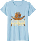 Women's Whiskey Lips Dusty Boots Western Design T-Shirt - Baby Blue