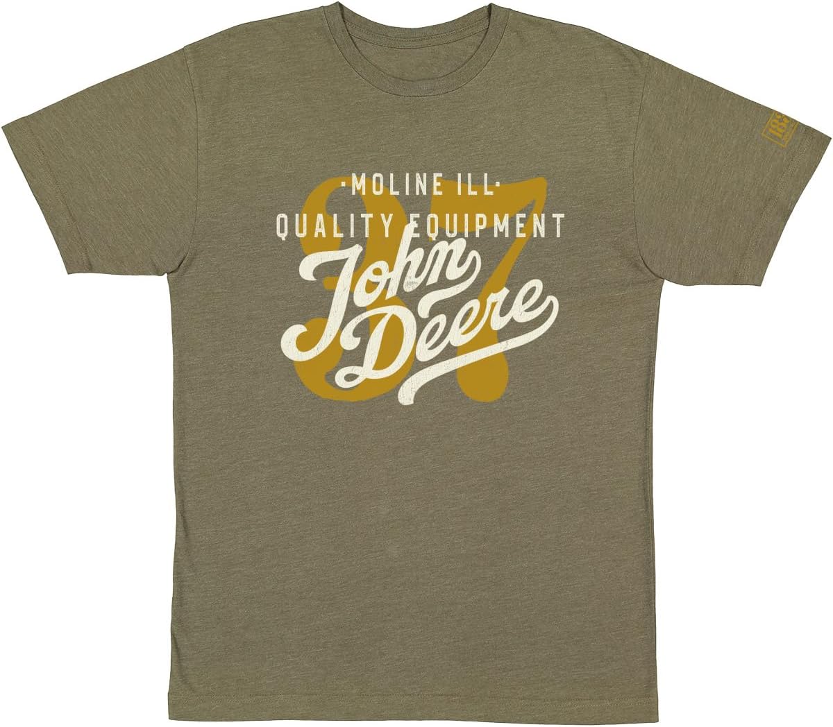 John Deere Vintage Collection Short Sleeve Tee Shirts - Military Green