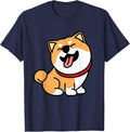 Cute Shiba Inu Dog Lover T-Shirt - Navy Blue
