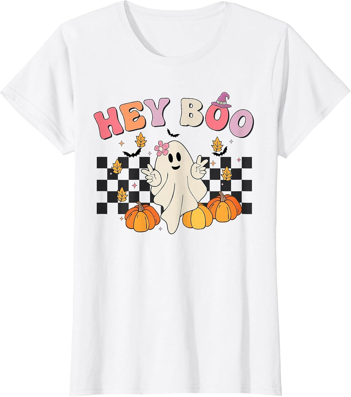 Fall Pumpkin T-Shirt - White