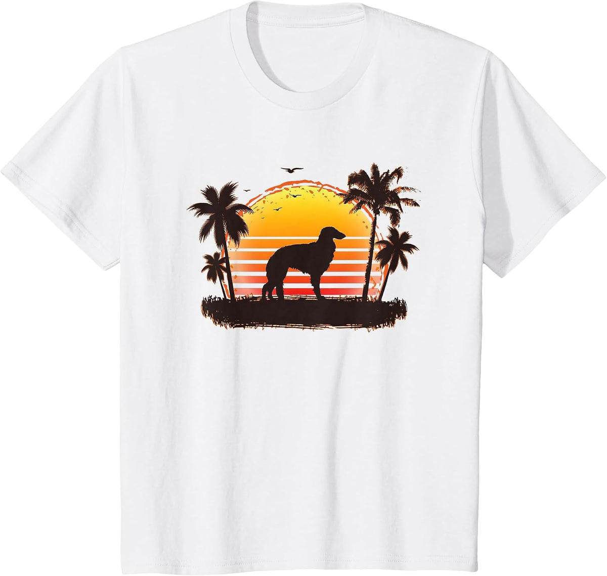 Silken Windhound Dog Breed T-Shirt - White