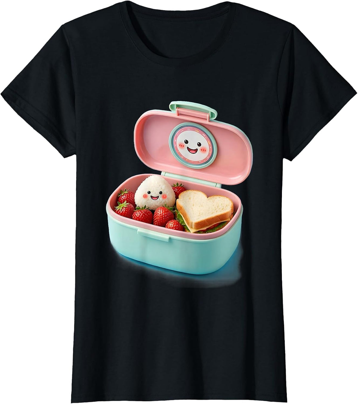 Fifth Grade Lunchbox Favorite Meal Illustration T-Shirt - Black