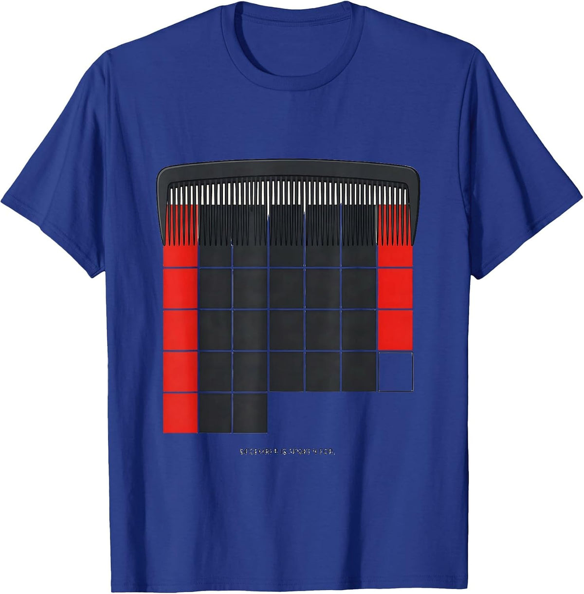 Men's December Is Spoken For Funny Barber Gift Hairstylist T-Shirt - Royal Blue