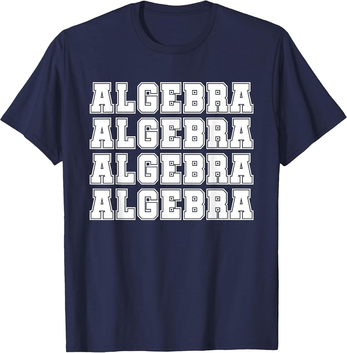 Algebra Teacher T-Shirt - Navy Blue