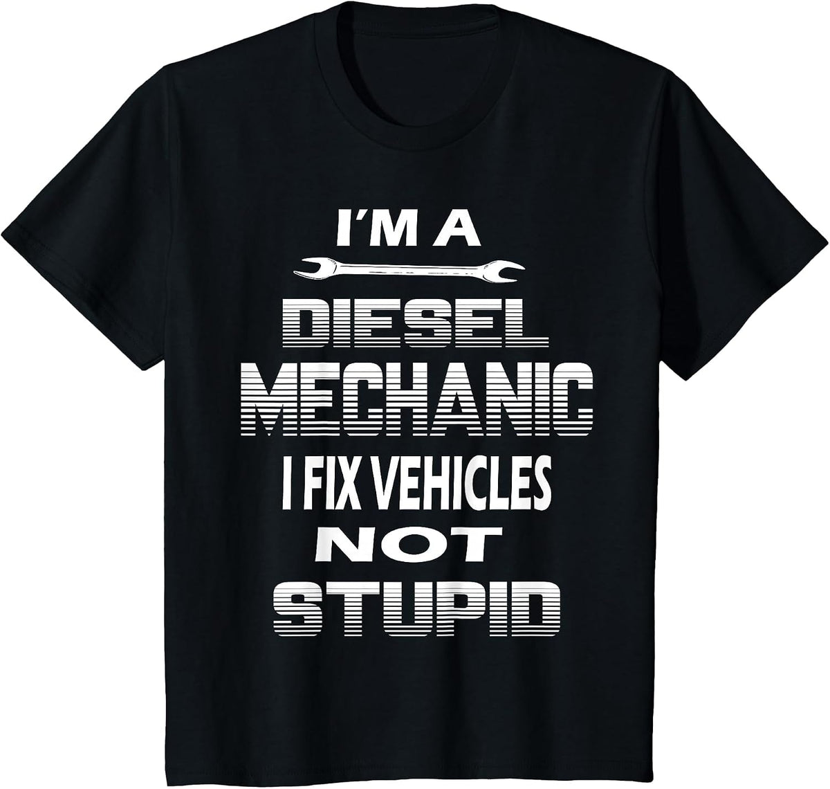 Diesel Mechanics Uniform T Shirt Diesel Tech Shirt T-Shirt - Black