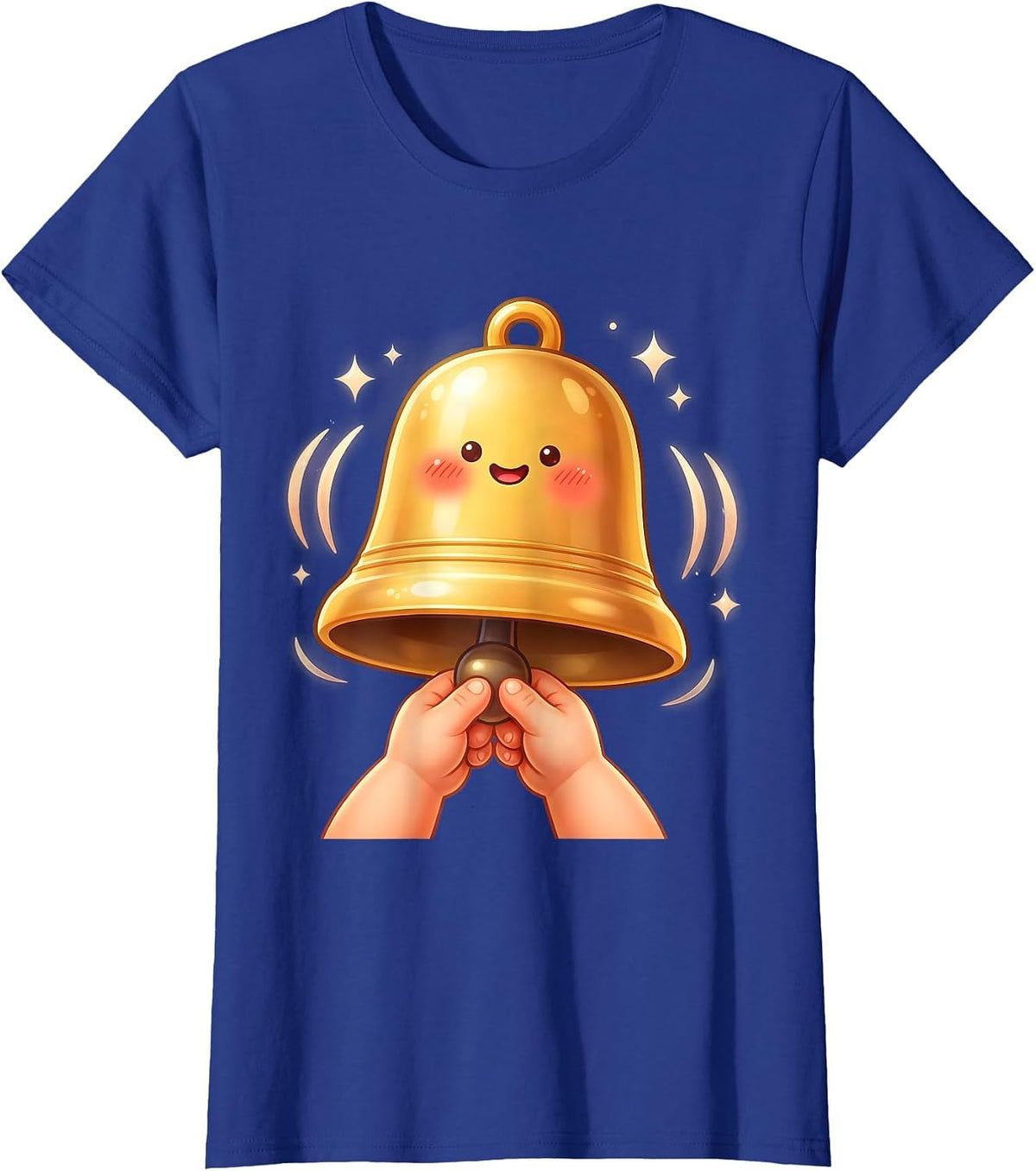 Women's Third Grade Teacher School Bell Graphic T-Shirt - Royal Blue