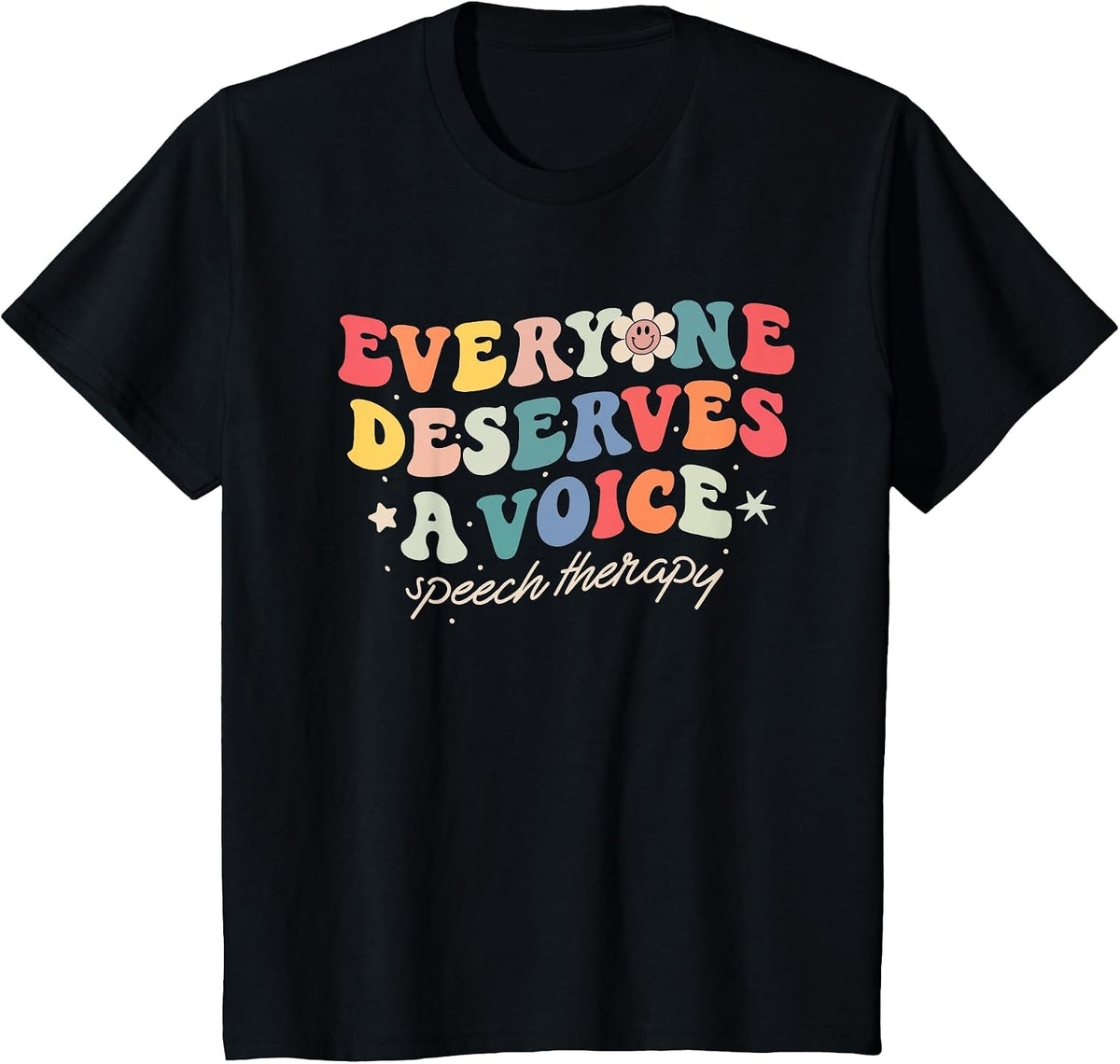 Speech Therapy Speech Language Pathologist SLP Team Women T-Shirt - Black